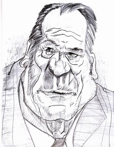 Cartoon: Tommy Lee Jones (medium) by MRDias tagged caricature