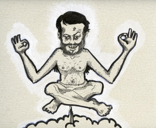 Cartoon: God of Fart (medium) by FART tagged god,of,fart