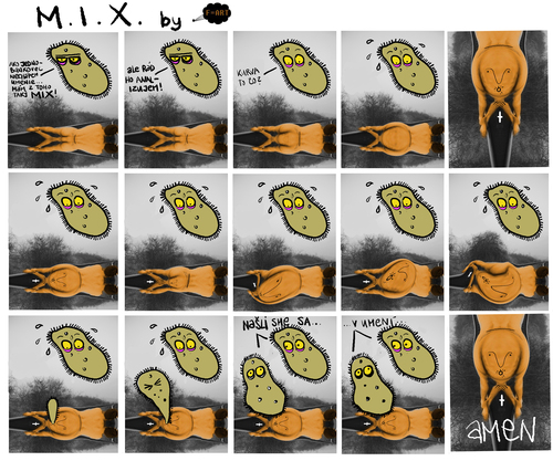 Cartoon: MIX (medium) by FART tagged art,feelings