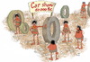 Cartoon: car show 10 000 BC (small) by draganm tagged car,show,stone,age,history