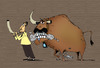 Cartoon: horn (small) by draganm tagged horn bull instruments music