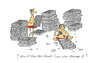 Cartoon: printing (small) by draganm tagged printing,font,stone,age