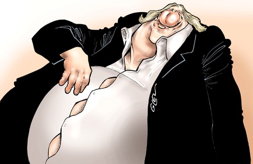 Cartoon: Gerard Depardieu (medium) by Damien Glez tagged gerard,depardieu