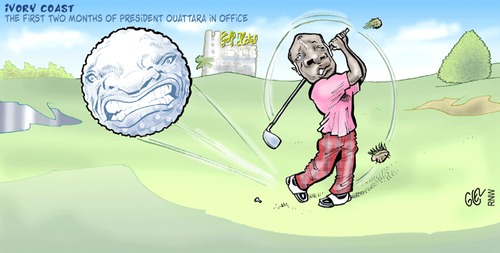 Cartoon: Ivory Coast (medium) by Damien Glez tagged ivory,coast,africa