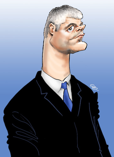 Cartoon: Laurent Wauquiez (medium) by Damien Glez tagged laurent,wauquiez,republican,france,laurent,wauquiez,republican,france