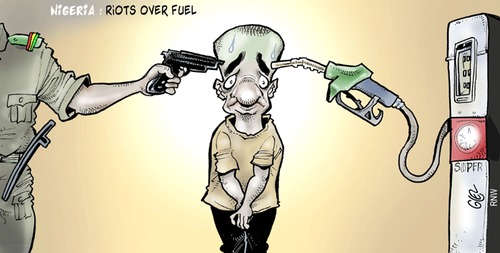 Cartoon: Nigeria (medium) by Damien Glez tagged nigeria
