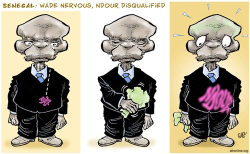 Cartoon: Senegal (medium) by Damien Glez tagged senegal