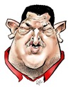 Cartoon: Hugo Chavez (small) by Damien Glez tagged chavez,caricature