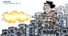 Cartoon: Muammar al-Gaddafi (small) by Damien Glez tagged gaddafi,libya