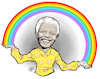 Cartoon: Nelson Mandela (small) by Damien Glez tagged nelson,mandela,south,africa,apartheid