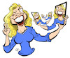 Cartoon: Selfie (small) by Damien Glez tagged selfie,phone,smartphone