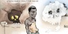 Cartoon: South African Miners (small) by Damien Glez tagged south,africa,miners