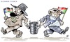 Cartoon: South Sudan (small) by Damien Glez tagged south,sudan,africa,oil