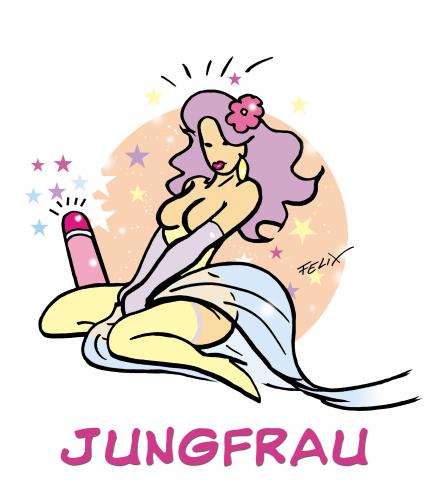 Astro Illustration Jungfrau Astro Illustration Jungfrau