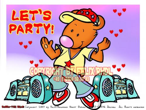 Cartoon: Bobbo the Bear-Bobbo der Bär (medium) by FeliXfromAC tagged bobbo,the,bear,bär,tiere,stockart,animals,wizard,cartoon,comic,comix,felix,alias,reinhard,horst,greeting,card,glückwunschkarte,liebe,character,design,mascot,sympathiefigur,beziehung,glück,luck,greetings,call,handy,telefon,phone,handylogo,mobile,services,p