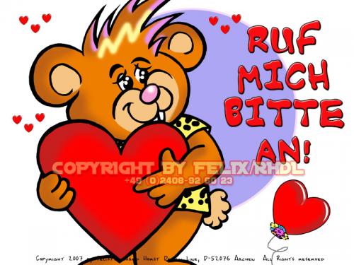 Cartoon: Cartoon Character (medium) by FeliXfromAC tagged bär,bear,sleepy,stockart,einschlafen,charakter,model,sheet,felix,alias,reinhard,horst,aachen,devil,teufel,mascot,sympathiefigur,gute,nacht,design,line,layout,entwurf,rot,red,comic,cartoon,illustration