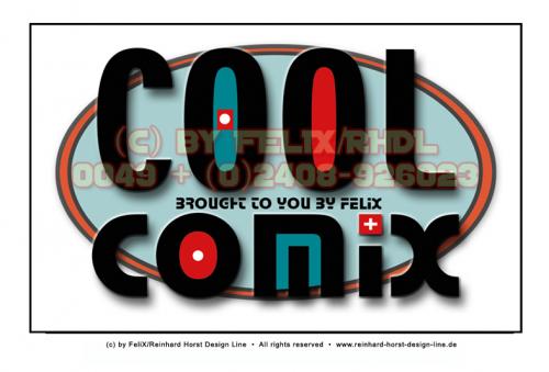 Cartoon: Cartoon Logo (medium) by FeliXfromAC tagged felix,alias,reinhard,horst,logo,design,line,comic,cool,crtoon,illustration,comix,aachen