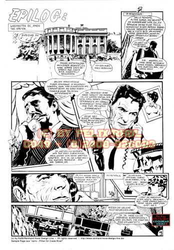 Cartoon: Jarro Sample Page 9 (medium) by FeliXfromAC tagged page,seite,comic,classisch,line,design,woman,girl,frau,illustrator,illustration,cartoon,abenteuer,horst,reinhard,felix,alias,jarro,ronald,reagan,südamerika