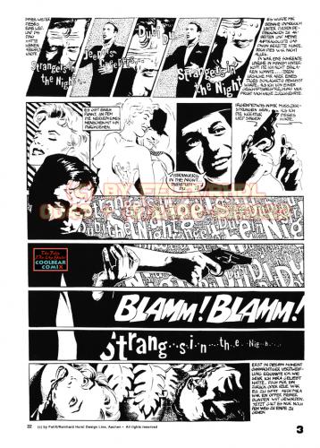 Cartoon: Strangers In The Night Page 3 (medium) by FeliXfromAC tagged comic,film,noir,retro,gangster,hollywood,classic,poster,crime,felix,alias,reinhard,horst,aachen,frau,woman,action,design,line,sinatra