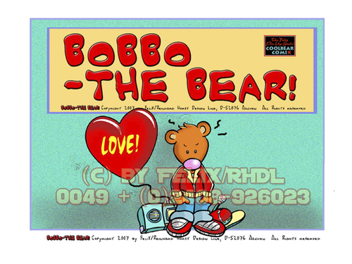 Cartoon: The Free Bobbo Cartoon eBook (medium) by FeliXfromAC tagged felix,alias,reinhard,horst,design,line,aachen,germany,nrw,mascot,maskottchen,sympathiefigur,character,love,handy,mobile,services,iphone,comics,cartoons,tier,bear,bär,animal,animals,ruf,an,call,me,background,wallpaper,illustration,illustrator