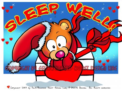 Cartoon: X-Mas Cartoon Character (medium) by FeliXfromAC tagged charakter,model,sheet,felix,alias,reinhard,horst,aachen,glückwunsch,greeting,herz,mascot,sympathiefigur,blau,bär,bear,design,line,layout,entwurf,rot,red,comic,xmas,weihnachten,cartoon,illustration,stockart