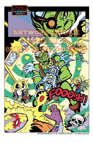 Cartoon: Young Guns Comic (medium) by FeliXfromAC tagged 70er,70s,monster,mutants,layout,stockart,mann,man,felix,alias,reinhard,horst,marvel,design,line,comic,cartoon,love,stil,superhelden,superheroes,action,gun,crazy