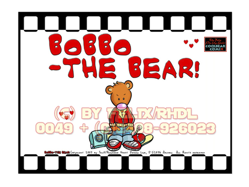 Cartoon: The Free Bobbo Cartoon eBook (medium) by FeliXfromAC tagged felix,alias,reinhard,horst,design,line,aachen,germany,nrw,mascot,maskottchen,sympathiefigur,character,love,handy,mobile,services,iphone,comics,cartoons,tier,bear,bär,animal,animals,ruf,an,call,me,background,wallpaper,illustration,illustrator