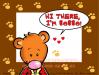 Cartoon: Bobbo The Bear-I am Bobbo! (small) by FeliXfromAC tagged bobbo the bear bär tiere animals niedlich whimsical hadyogo wallpaper felix alias reinhard horst ecard glück greetings glückwünsche love liebe