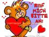 Cartoon: Cartoon Character (small) by FeliXfromAC tagged bär bear sleepy stockart einschlafen charakter model sheet felix alias reinhard horst aachen devil teufel mascot sympathiefigur gute nacht design line layout entwurf rot red comic cartoon illustration