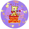 Cartoon: Cartoon Verpackungs Design (small) by FeliXfromAC tagged felix alias reinhard horst design line character mascot sympathiefigur germany aachen illustrator cartoon comic illustration verpackung schachtel kuchenschachtel package leopard music musik tier animal leo lovecrazy lila happy birthday