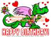 Cartoon: Dragons in Love 16 (small) by FeliXfromAC tagged nice,animals,tiere,tier,logos,stockart,sympathiefiguren,mascots,wallpapers,characters,characterdesign,figuren,whimsical,felix,alias,reinhard,horst,reinhard,horst,design,line,drache,dragon,red,love,herzen,beziehung,flowers,blume