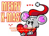 Cartoon: FeliX Wishes A Merry X-Mas! (small) by FeliXfromAC tagged felix alias reinhard horst design line merry xmas christmas frohes fest frohe weihnachten illustration illustrator maus aachen nrw germany liebe love grüsse greetings tier animal weihnachtskarte