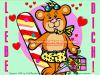 Cartoon: Handy Logo Love You (small) by FeliXfromAC tagged nice animals stockart tiere tier logos sympathiefiguren mascots wallpapers characters characterdesign figuren hey melde dich whimsical felix alias reinhard horst reinhard horst design line bär bear red love herzen beziehung aachen surfer cool 