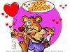 Cartoon: Happy Birthday Cartoon (small) by FeliXfromAC tagged happy bithday geburtstag bear bär tiere stockart animals cartoon comic comix felix alias reinhard horst greeting card glückwunschkarte liebe character design mascot sympathiefigur beziehung glück luck greetings call handy telefon phone handylogo mobile se