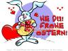 Cartoon: Happy Easter-Frohe Ostern 01 (small) by FeliXfromAC tagged nice,animals,tiere,tier,stockart,logos,sympathiefiguren,mascots,wallpapers,characters,characterdesign,figuren,hey,melde,dich,whimsical,felix,alias,reinhard,horst,reinhard,horst,design,line,red,love,herzen,beziehung,aachen,hase,rabbit,hare,ostern,eastern,g
