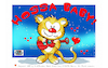 Cartoon: Lovecrazy Leo-HOSSA BABY! (small) by FeliXfromAC tagged felix alias reinhard horst design line aachen lovecrazy leo cartoon character maskot maskottchen illustration illustrator ciomic zeichner comiczeichner designer