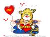 Cartoon: Lovecrazy Leo-Sorrrrrrrrrrrrrrry (small) by FeliXfromAC tagged leo love tiere tier animal lovecrazy character design handy wallpaper animal tier leopard gitarre gesang comic comix cartoon felix alias reinhard horst