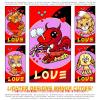 Cartoon: Manga styled lighter Cartoons (small) by FeliXfromAC tagged nice,animals,tiere,tier,logos,stockart,sympathiefiguren,mascots,wallpapers,characters,characterdesign,figuren,hey,melde,dich,whimsical,felix,alias,reinhard,horst,reinhard,horst,design,line,red,love,herzen,beziehung,aachen,sorry,greeting,card,lighter,drago