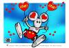 Cartoon: Love Ballons! (small) by FeliXfromAC tagged nice,animals,tiere,tier,logos,sympathiefiguren,mascots,wallpapers,characters,characterdesign,figuren,hey,melde,dich,whimsical,felix,alias,reinhard,horst,design,line,maus,mouse,red,love,herzen,beziehung,stockart,comic,cartoon,illustration