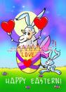 Cartoon: Sheep in Love (small) by FeliXfromAC tagged schaf sheep easter egg hase felix alias reinhard horst comic cartoon love liebe design line aachen hare rabbit tier tiere animal animals festtage malen illustration grüße greeting card 