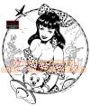 Cartoon: South of the Border! (small) by FeliXfromAC tagged pin up wallpaper comic cartoon bear bär mexico mexiko bad girl frau woman glamour erotic poster 50th felix alias reinhard horst stockart illustration