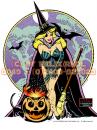 Cartoon: The FeliX Pin Up Girls (small) by FeliXfromAC tagged halloween frau woman stockart felix pin up girls poster tshirt girl sexy collection 1942 hexe witch witchcraft alias reinhard horst puimpkin kürbis