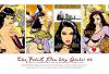 Cartoon: The FeliX Pin Up Sampler (small) by FeliXfromAC tagged up pin wallpaper bad girl frau woman glamour erotic poster aachen pirate pirat china 50th felix alias reinhard horst stockart illustration cutie retro latex fifties rauchen smoking sexy comic cartoon