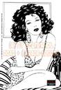 Cartoon: Waiting For A Call! (small) by FeliXfromAC tagged the felix pin up girls pinup art poster aachen nrw germany erotic erotik felixfromac crazy gun zeichner comiczeichner comic illustration line bw sw waerten waiting south of border 50th mexico call telfon anruf sex sexy girl peppita frazzetta illustrator c