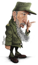 Cartoon: Fidel Castro (small) by Tiaggo Gomes tagged fidel,castro,caricature,tiaggo
