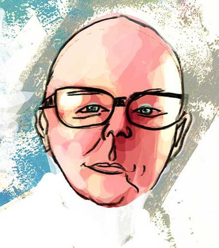 Cartoon: oliver (medium) by illustrita tagged man,mann,portrait,celebrity,prominenter,