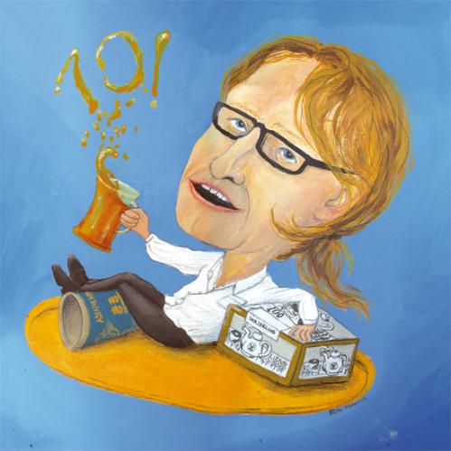 Cartoon: Steffen (medium) by illustrita tagged man,mann,business,tea,tee