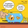 Cartoon: Ned and Larry - How Rude (small) by NedandLarryComics tagged cartoon,cartoons,goldfish,fish,funny,fishbowl,comics,comic,ecards