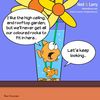 Cartoon: Ned and Larry - New Apartment (small) by NedandLarryComics tagged cartoon,cartoons,comic,comics,goldfish,fish,apartment,funny