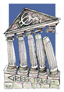 Cartoon: Greek Tragedy (small) by AGRA tagged economy,recession,crisis